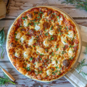 Garlic Prawn Pizza
